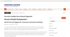 Desktop Screenshot of karateoktatas.hu